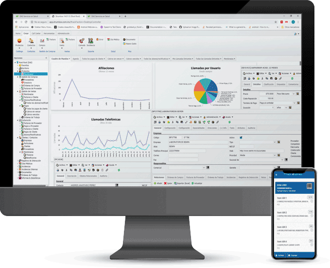 ERITRIUM Software de Gestión Empresarial. CRM, ERP y SCM todo en una única plataforma